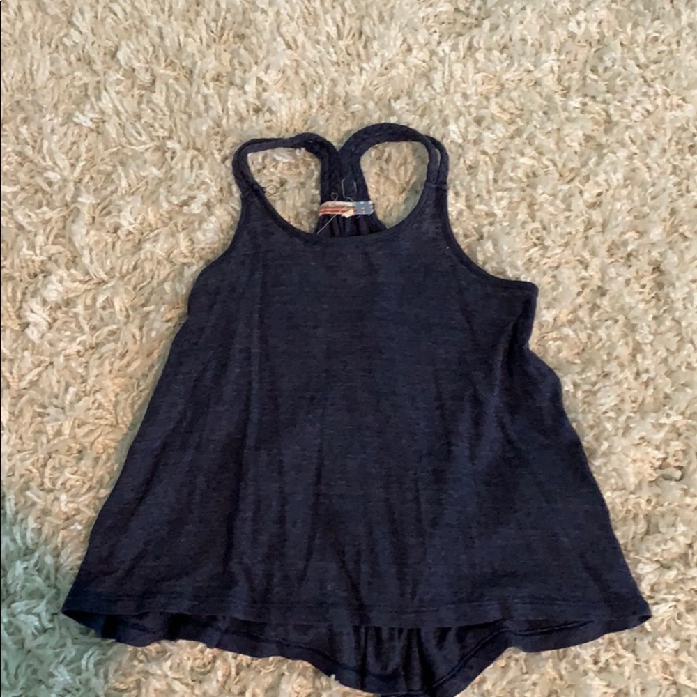 Navy blue tank top
